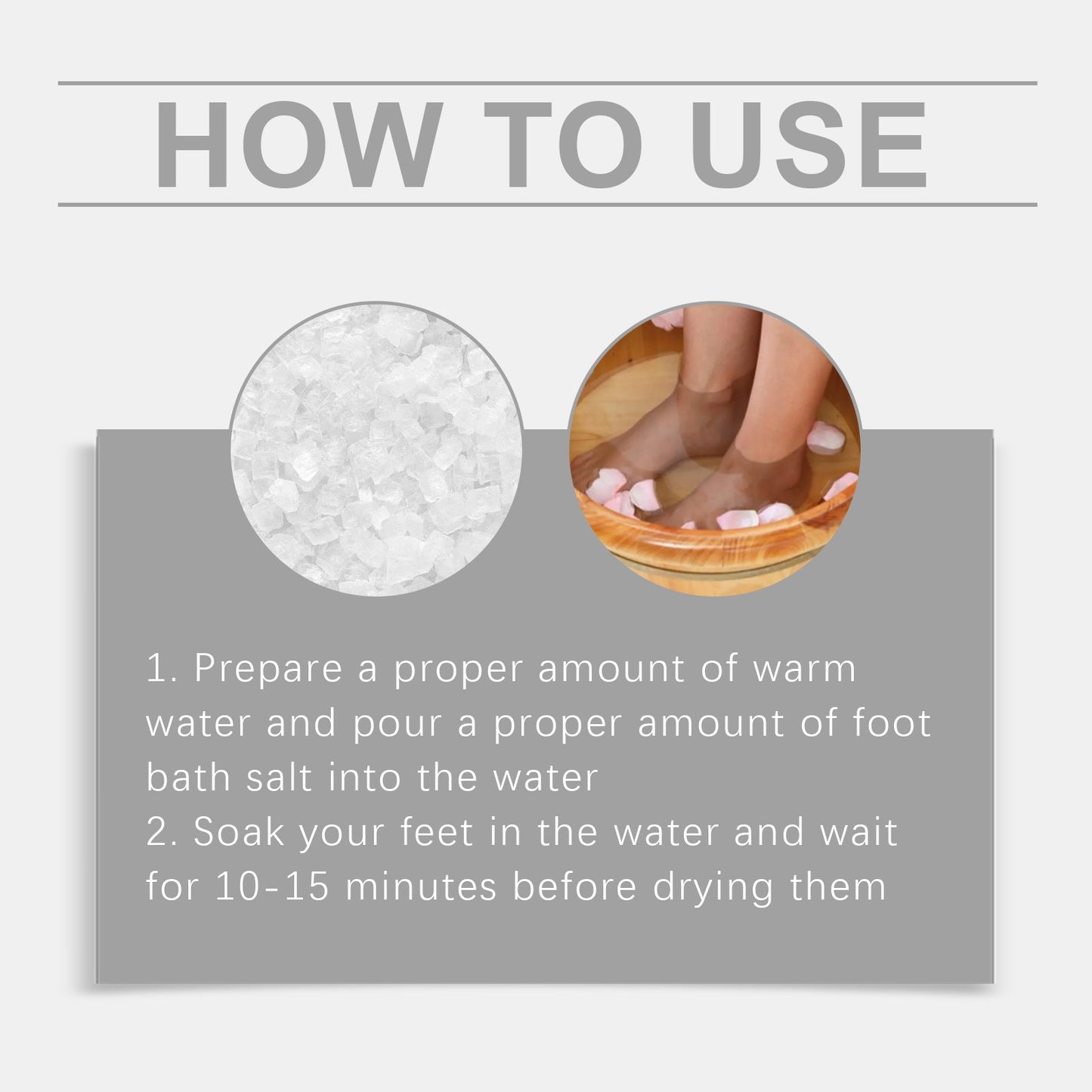 Sea Salt Foot Bath Salt Sea Salt Foot Soak Feet Beauty Body Firming Body Skin Moisturizing Care Foot Bath Salt
