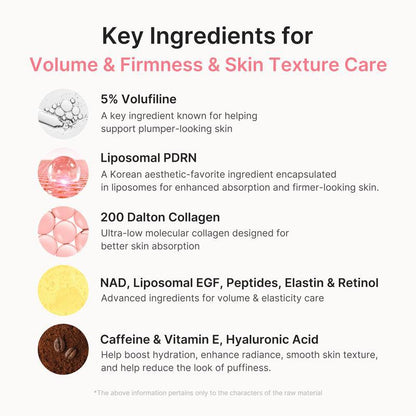 PDRN Pink Collagen Volume Multi Balm | All In One Volufiline, PDRN, NAD Stick for Youthful-Looking, Helping Look of Fine Lines, Firming Care, Anti-Aging Care | For Under-Eyes, Neck, Forehead, Smile Lines, Lip Care | Korean Skincare