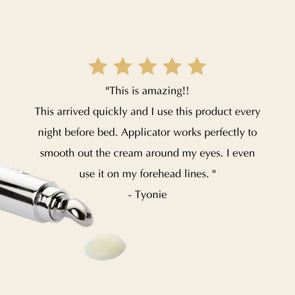 Ultra Renewal Depuffing Eye Cream for Sensitive Skin – Vegan, Gluten-Free & Brightening