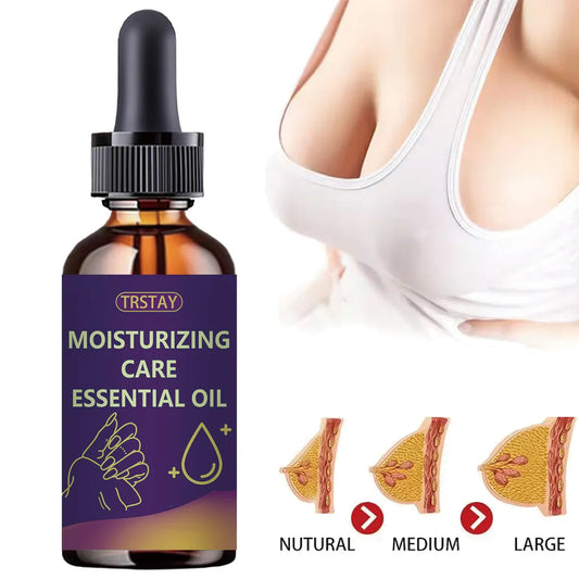 Chest Firming Essential Oil 30ml – Natural Plant Extract Breast Tightening & Skin Firming Oil | Body Lifting Massage Oil for Women