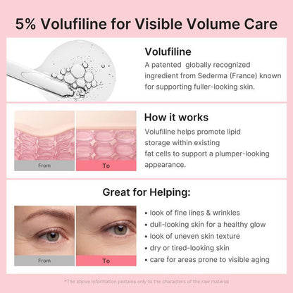 PDRN Pink Collagen Volume Multi Balm | All In One Volufiline, PDRN, NAD Stick for Youthful-Looking, Helping Look of Fine Lines, Firming Care, Anti-Aging Care | For Under-Eyes, Neck, Forehead, Smile Lines, Lip Care | Korean Skincare
