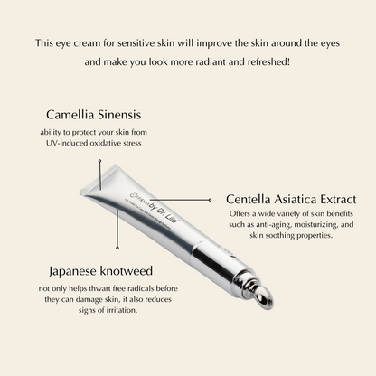 Ultra Renewal Depuffing Eye Cream for Sensitive Skin – Vegan, Gluten-Free & Brightening