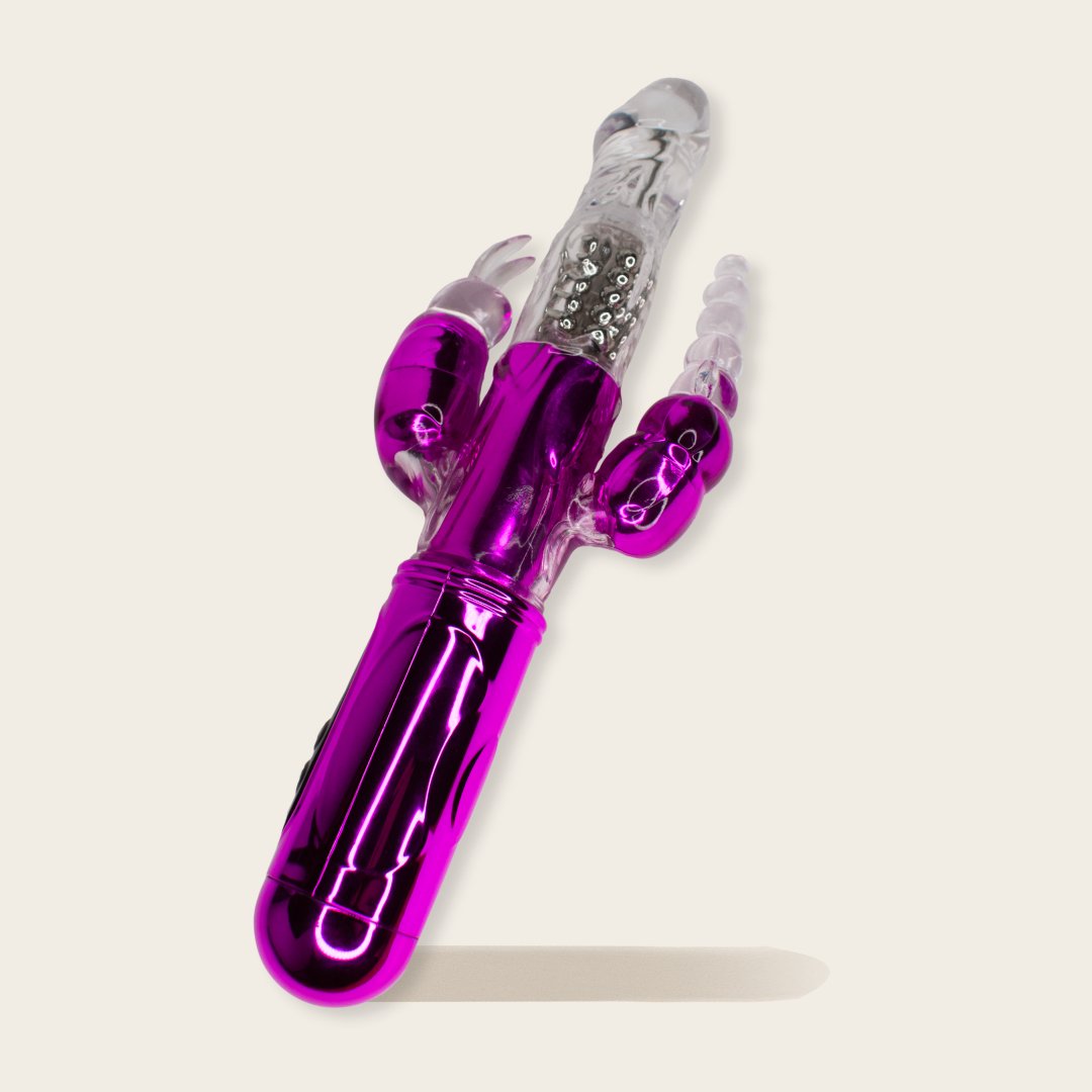 TRIOrgasmic Vibrator Triple Stimulation